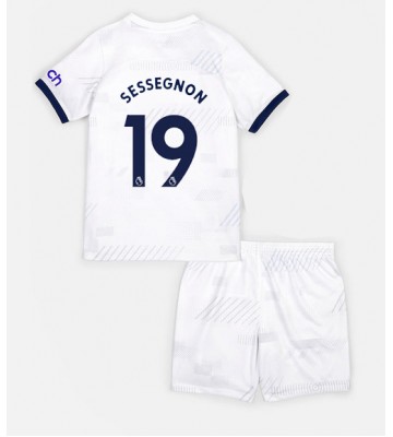 Tottenham Hotspur Ryan Sessegnon #19 Hjemmebanesæt Børn 2023-24 Kort ærmer (+ korte bukser)